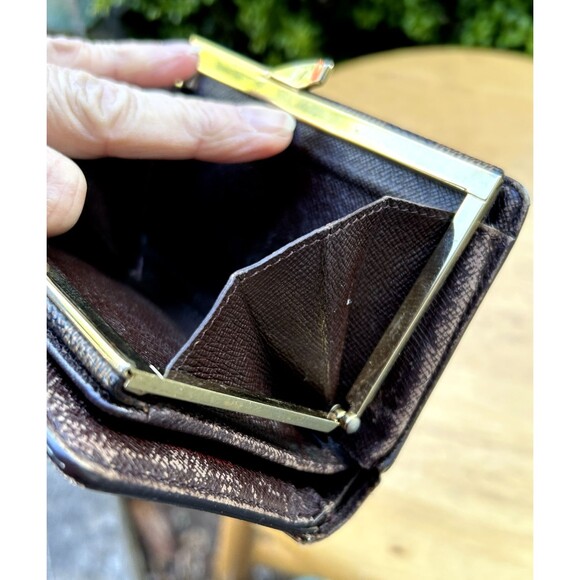 Authentic Louis Vuitton Damier Ebene Bifold Snap Wallet Porte Monnaie Bi… - Picture 15 of 16